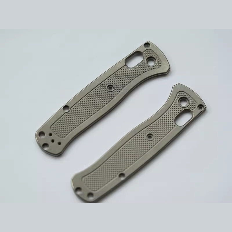 1 Pair Custom Made TC21 Titanium Alloy Handle Scales for Benchmade Bugout 535