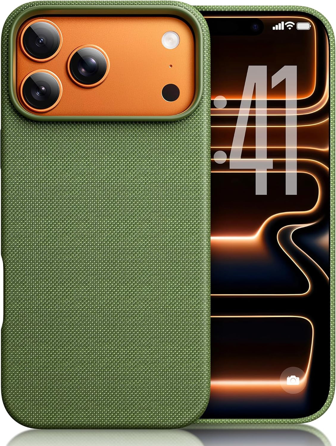 for Iphone 17 Pro Case Techwoven Green Military-Grade Drop Protection Shockproof