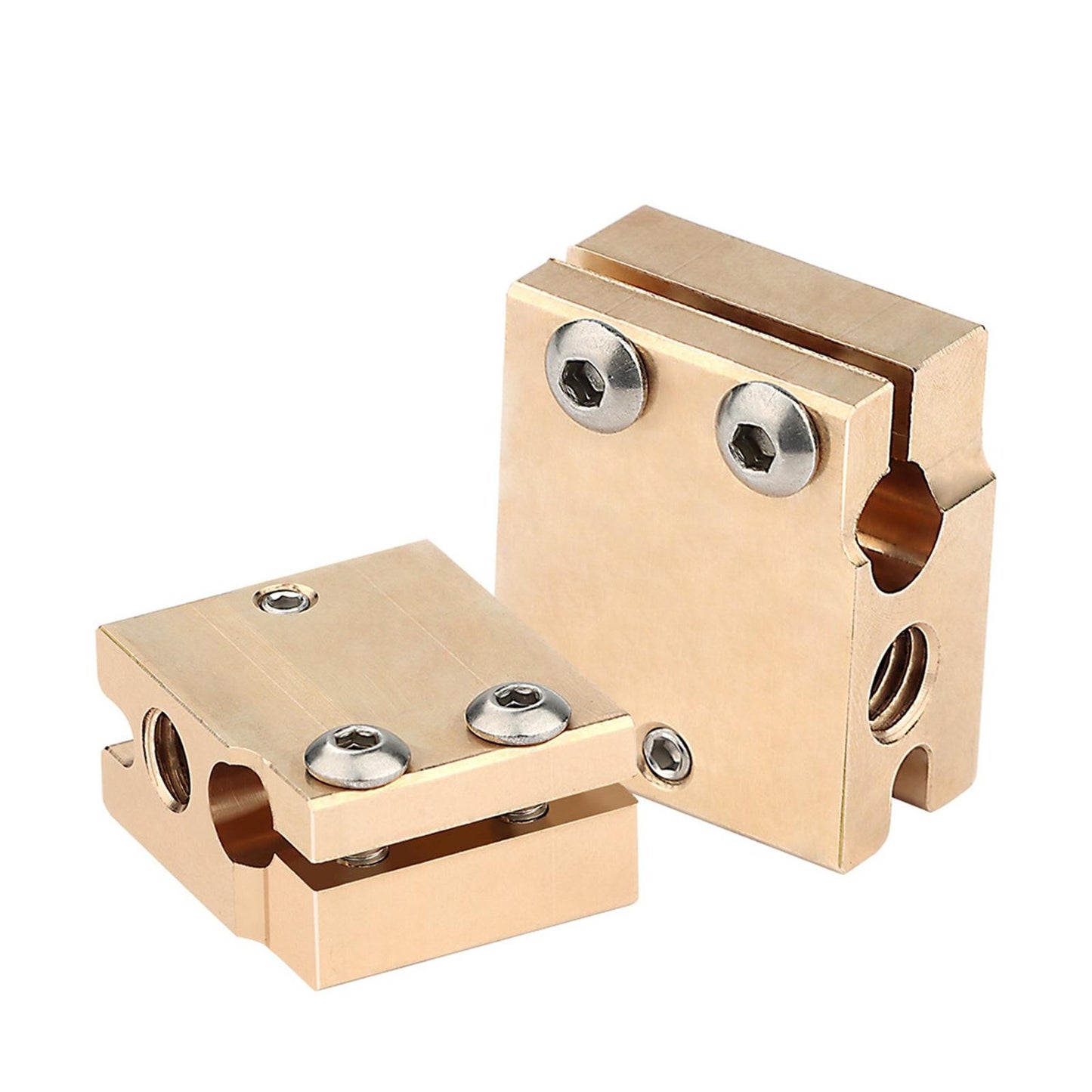 Brass Volcano Heater Block Hotend Head For E3D Hotend V6 Extruder PT100 A