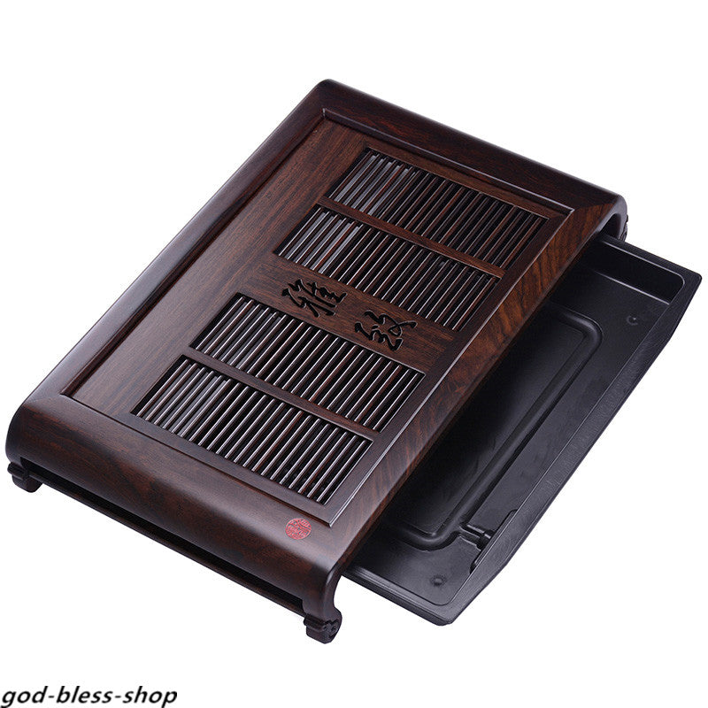 handmade carved tea tray ebony tea table solid wood tea board wooden with layers