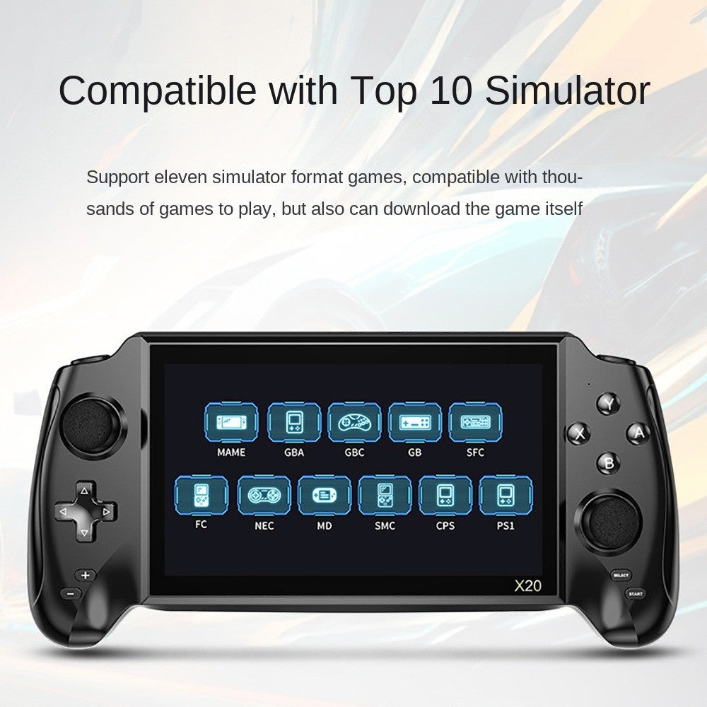 X20 7.1" Retro Handheld Game Console,IPS Screen Video Games, 3000+ Classic Games