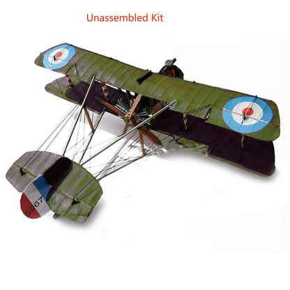 1:33 British Airco DH.2 Biplane Jet Paper Model Unassembled Military Collection
