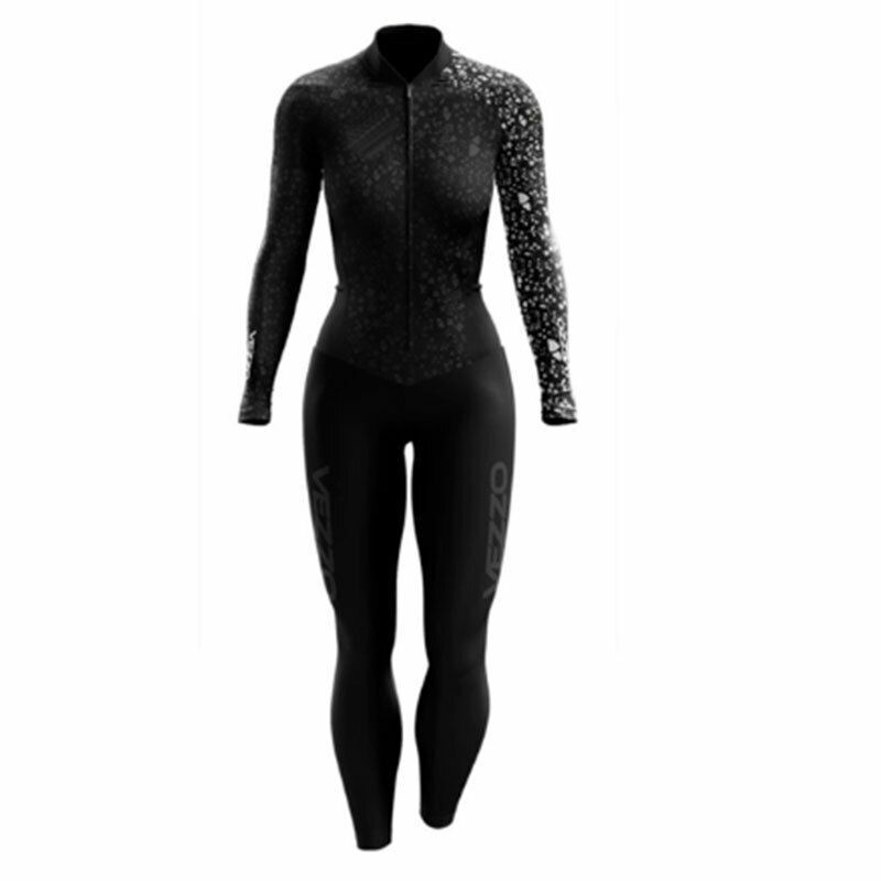 Clothing Cycling Skinsuit Women's Long Triathlon Sets Gel Pink Pad Jumpsuit Kits