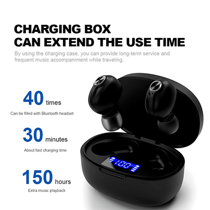 Audifonos inalambricos Bluetooth 5.0 Auriculares Universales Para telefonos Cell