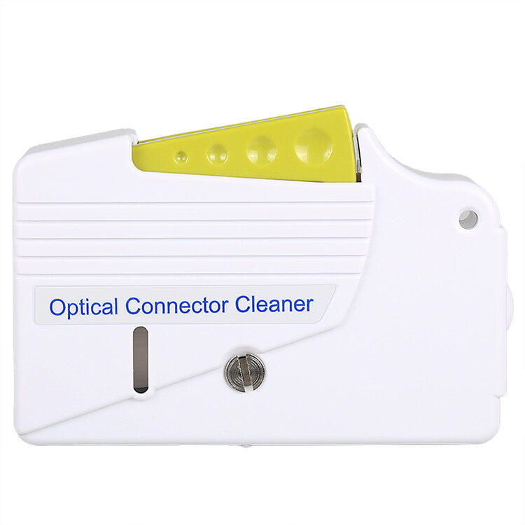 Fiber Optic Patch Cord Cleaver Fusion Splicer Connector Cleaner FTTH Tools White