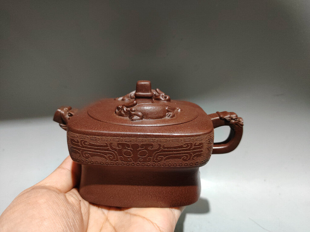 Chinese Yixing Zisha Clay Handmade Exquisite Dragon Teapot