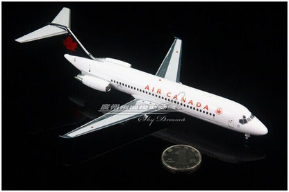 1:200 JC Wings AIR CANADA McDonnell Douglas DC-9 Passenger Plane Diecast Model