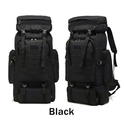 80L Backpack Army Hiking Camping Backpack Travel Outdoor Sports Climbing Bag