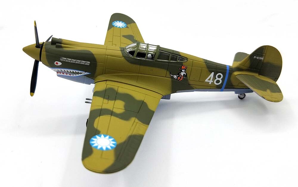 WWII P-40 NO.48 1/72 diecast plane model aircraft