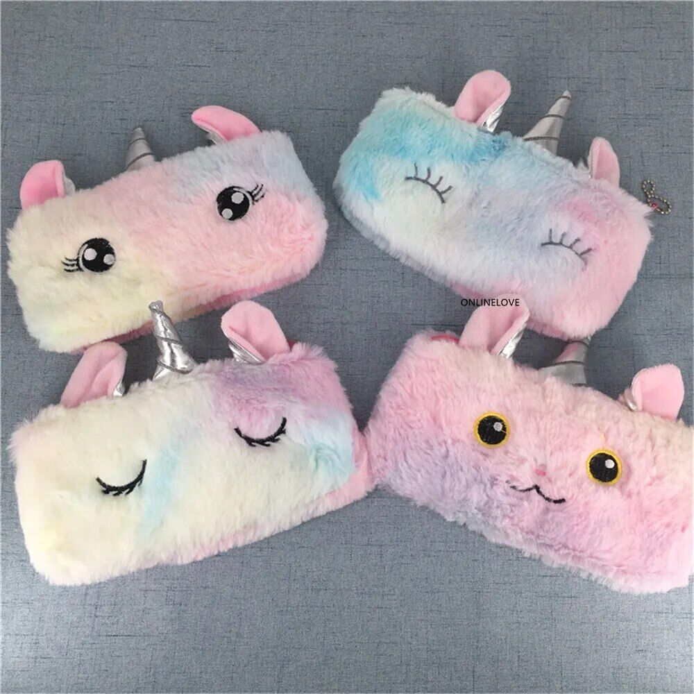 Tissue Pumping Storage Box Kawaii Plush Stuffed Doll Lovely Soft Unicorn Case