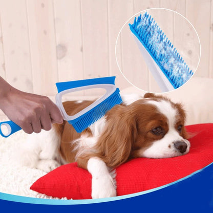 Adhesive brush pet hair cleaning scraper dust removal soft fur wear-resistant