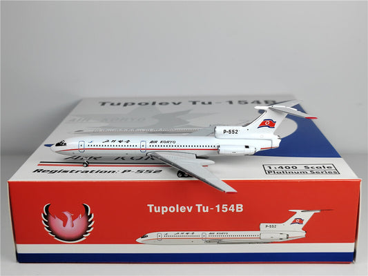 1:400 Phoenix AIR KOPYO Tupolev TU-154B Airplane Diecast Aircraft Plane Model