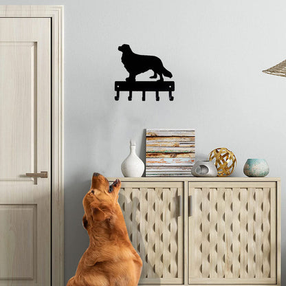 Cavalier King Charles Spaniel Dog Key Rack Hanger - 6 inch/9 inch Metal Wall Art
