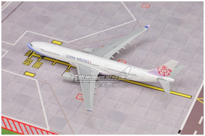 1:400 JC Wings CHINA AIRLINES AIRBUS A330-300 Passenger Airplane Diecast Model