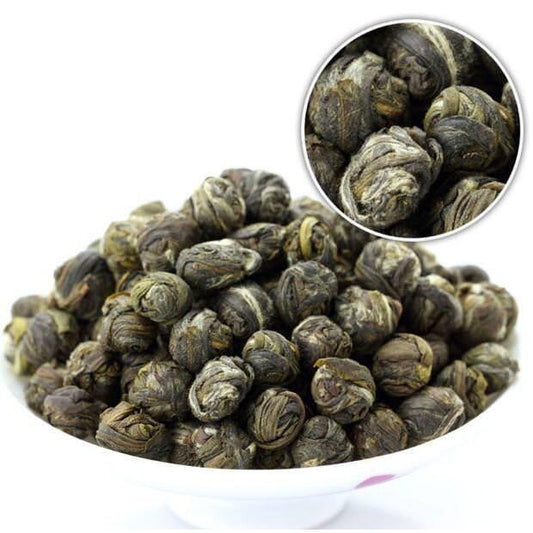 Hand Roll Organic Premium Jasmine Dragon Pearl Ball Puer King Chinese Green Tea