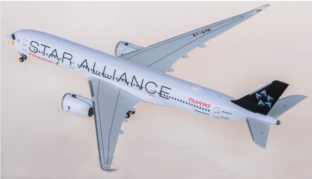 1:400 NGmodels Ethiopian Airlines A350-900 Passenger Airplane Diecast Model