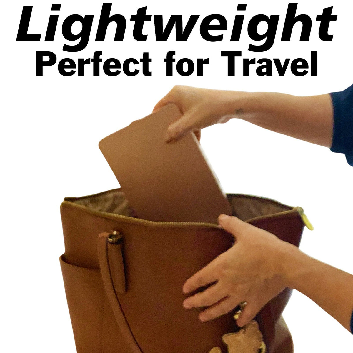 LED Lighted Travel Makeup Mirror, Rechargeable Illuminated Portable Mirror