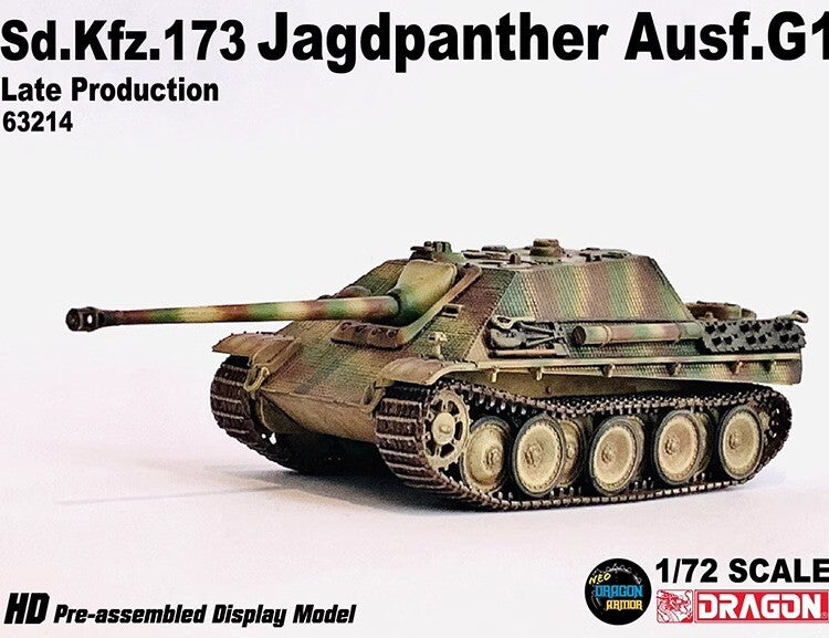 Dragon 1/72 Cheetah Tank Destroyer G1 Late Type 654th Battalion Law 63214 Model