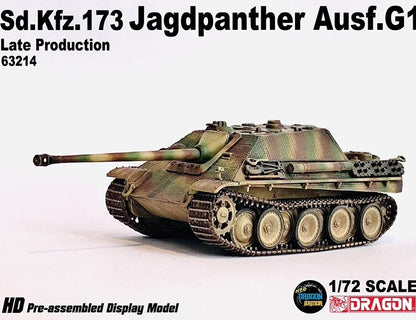 Dragon 1/72 Cheetah Tank Destroyer G1 Late Type 654th Battalion Law 63214 Model