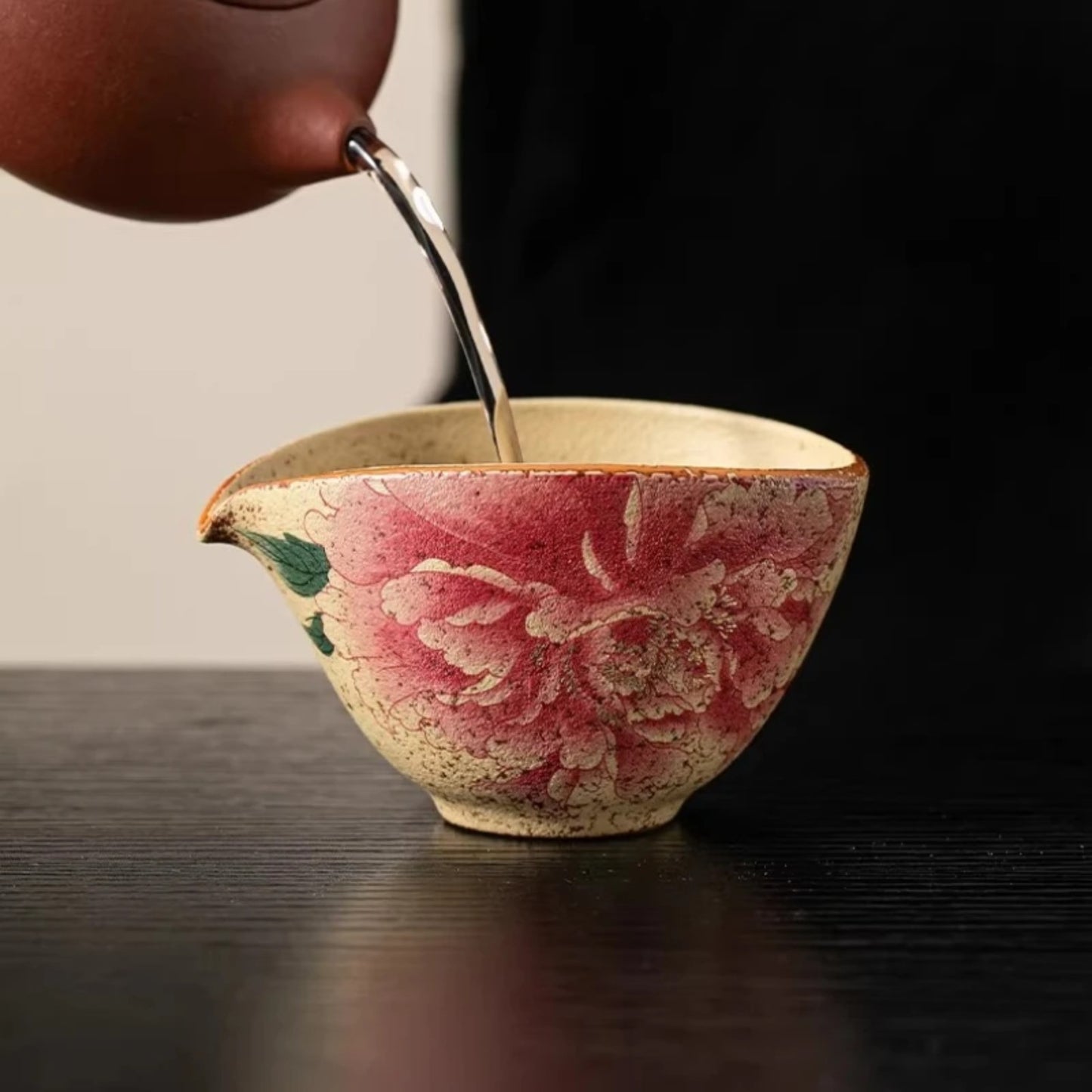 Handmade Ceramic Antique Style Fairness Cup 150ml 5.1oz Chinese Kung Fu Tea Set
