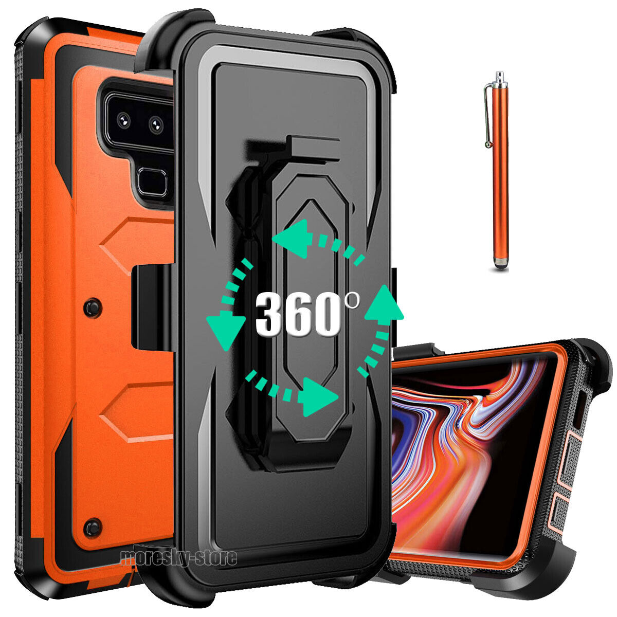 For Samsung Galaxy Note98 Shockproof Case, w/ Belt Clip Stand Rugged Phone Cover
