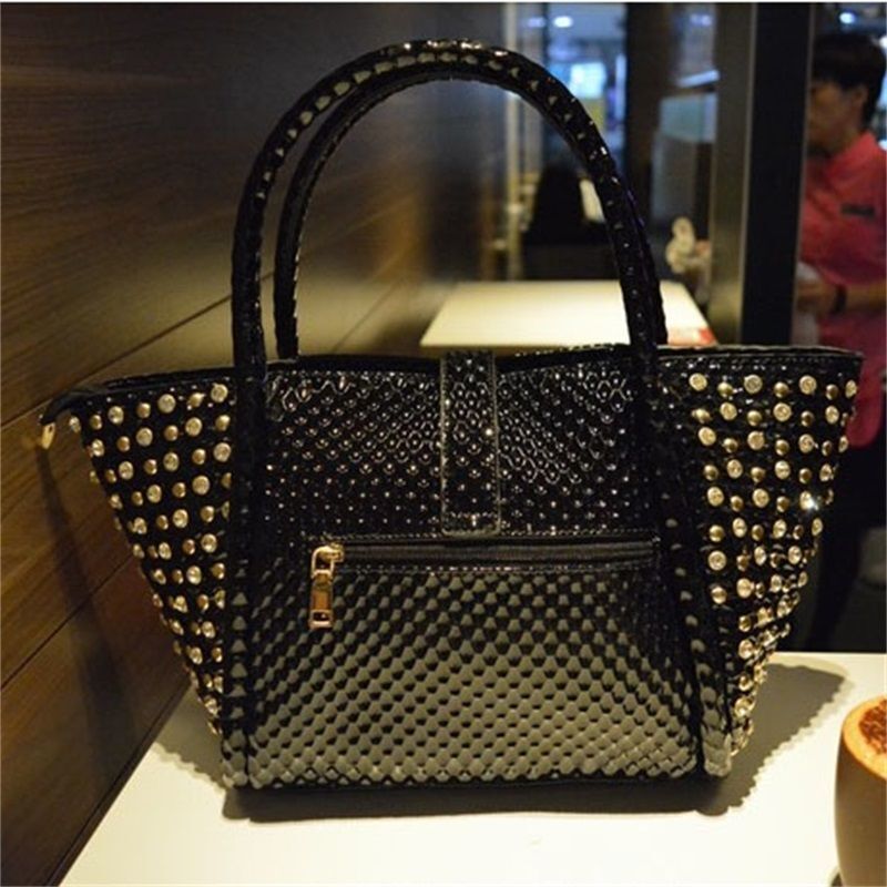 Handbag Diamond Dumpling Bag Shoulder Messenger Purse Rhinestone Handbag 1 PC