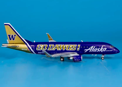 1:200 GeminiJets Alaska Airlines Embraer ERJ-175LR Airplane Diecast Plane Model