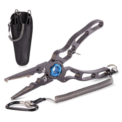 Multifunctional Fishing Pliers Hook Remover Fishing Tool Aluminum Lip Gripper