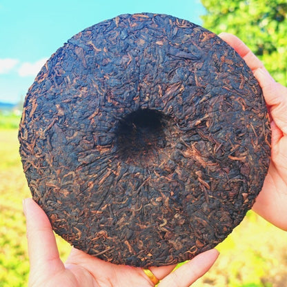 357g Authentic Yunnan Old Ban Zhang Mellow Aroma Pu'er Tea Ripe Tea Cake
