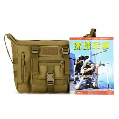 Tactical Sling Bag Waterproof Tactical Shoulder Laptop Bag Travel Hiking Outdoor
