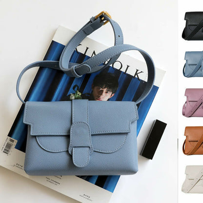 Convertible Real Leather Small Belt Bag Sling Pack Crossbody Clutch Fanny Pack
