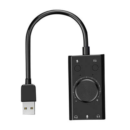 Universal External USB Sound Card For Speaker Microphone Earphone Plug&Play