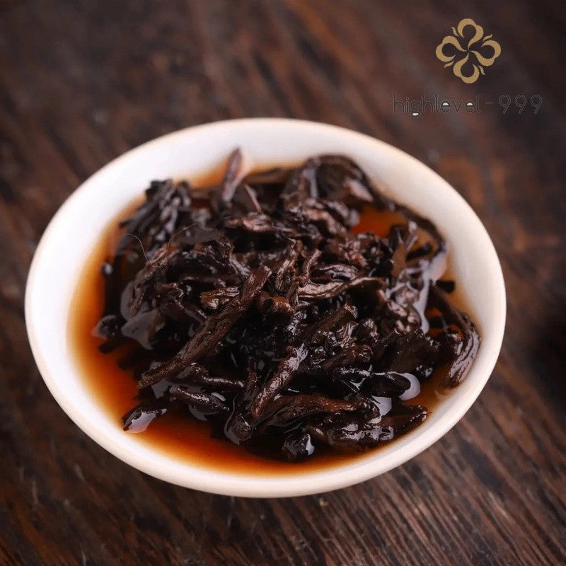 357g Ripe Pu'er Tea Cake Yunnan Ancient Tree Material Rich Pu'er Tea