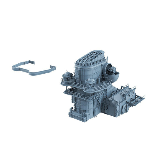 LYCG700335 1/700 Model Upgrade Parts Bismarck Battleship Chimney And Hangar