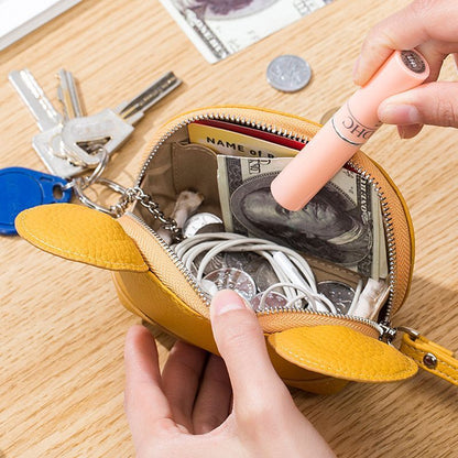 Women Wallets Genuine Leather Purses Small Cowhide Money Bags Coin Card Holders