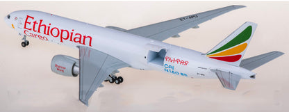 1:200 JC Wings Ethiopian Airlines B777-200LRF Diecast Aircraft Plane Model