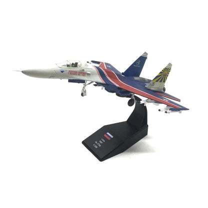 1/100 Russian Fighter Plane Fighter Model for Living Room Gift Collectibles