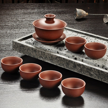 Handmade Drinkware China Kung Fu Purple Sand Teapot Tea Set Ceramic Teapot Cup
