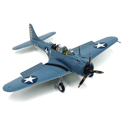 1/72 US SBD-3 Dive Bomber Fighter Alloy Aircraft Model Military Plane Craft Gift