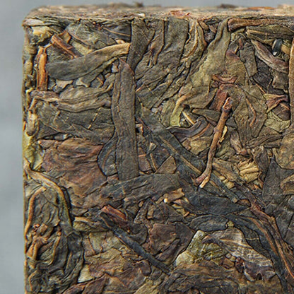 Puerh cha Tea Brick 500g Golden Leaf Bingdao Ancient Tree Candy Sweet Tea Yunnan