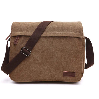 Solid vintage Canvas Messenger Satchel Bags Shoulder Bag Men