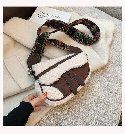 Saddle Handbag Women Shoulder Crossbody Bags Ladies Bag