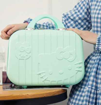 14 Inch Hello Kitty Cosmetic Case Box Beauty Makeup Bag Organizer Cartoon Hellok