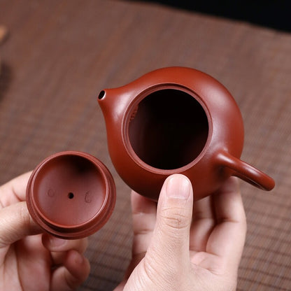 90ml Yixing Zisha Pottery Teapot Tea Pot Dahongpao Clay Xishi 9 Infuser Holes