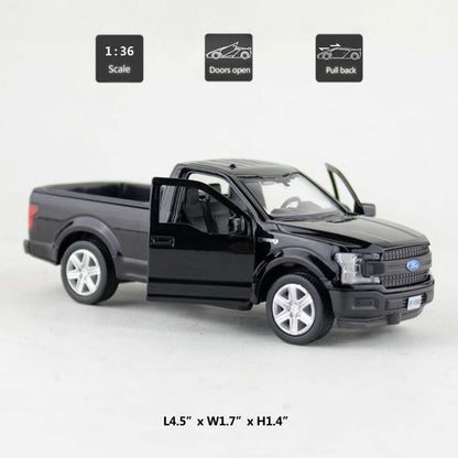 1/36 Ford F-150 Pickup Truck Model Car Diecast Toy Vehicle Boys Toys Kids Black
