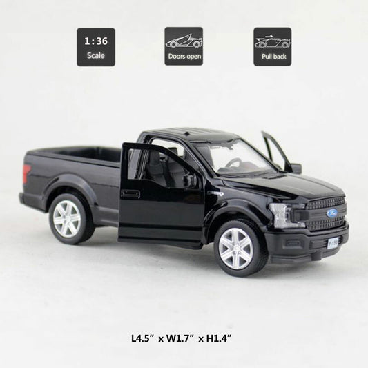 1/36 Ford F-150 Pickup Truck Model Car Diecast Toy Vehicle Boys Toys Kids Black