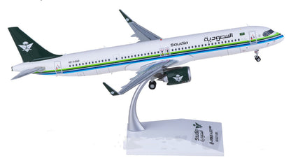 1:200 JC Wings Saudia Airbus A321neo Passenger Airplane Diecast Model