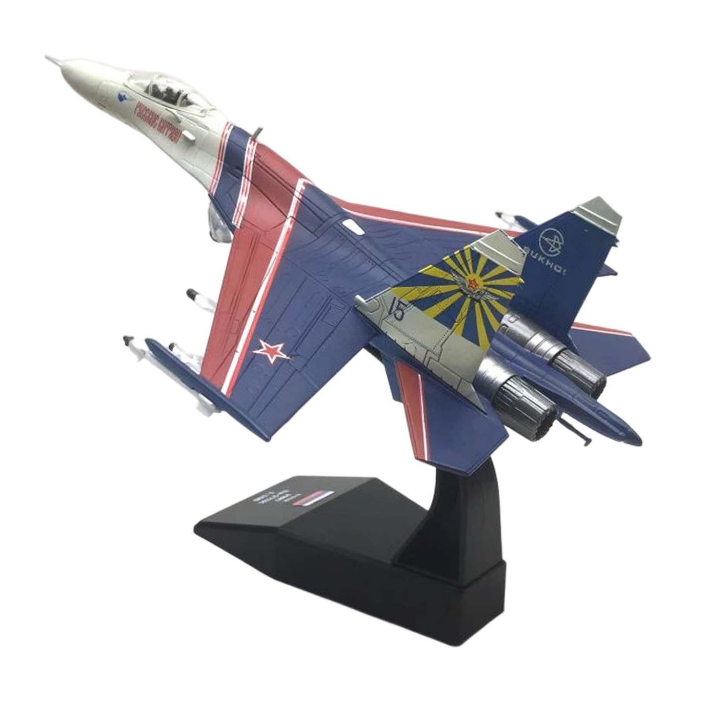 1/100 Russian Fighter Plane Fighter Model for Living Room Gift Collectibles