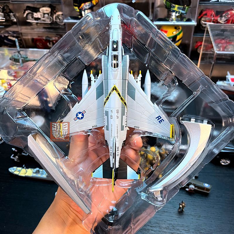 1:100 US F4C Phantom Fighter Alloy Aircraft Model