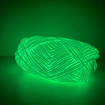 Hat Wool Yarn Functional Yarn Knitting Material Scarf Accessories Luminous DIY